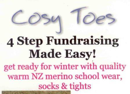 cosy toes fundraising
